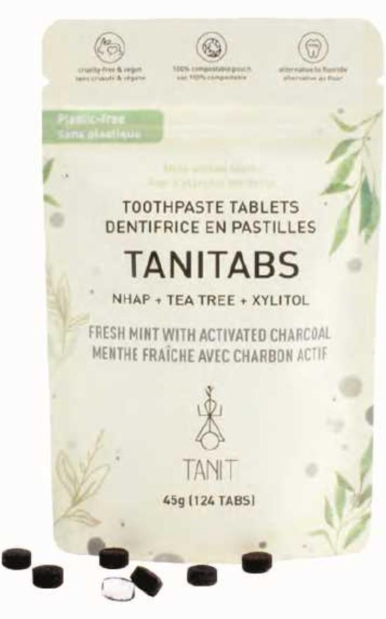 Dentifrice en pastilles - Menthe et Charbon 1