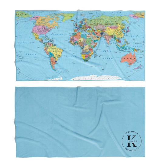 mappemonde anglais