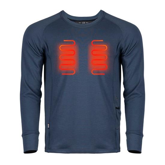 Mens-Baselayer-Shirt front-Baselite-Arctic-Blue-3xl