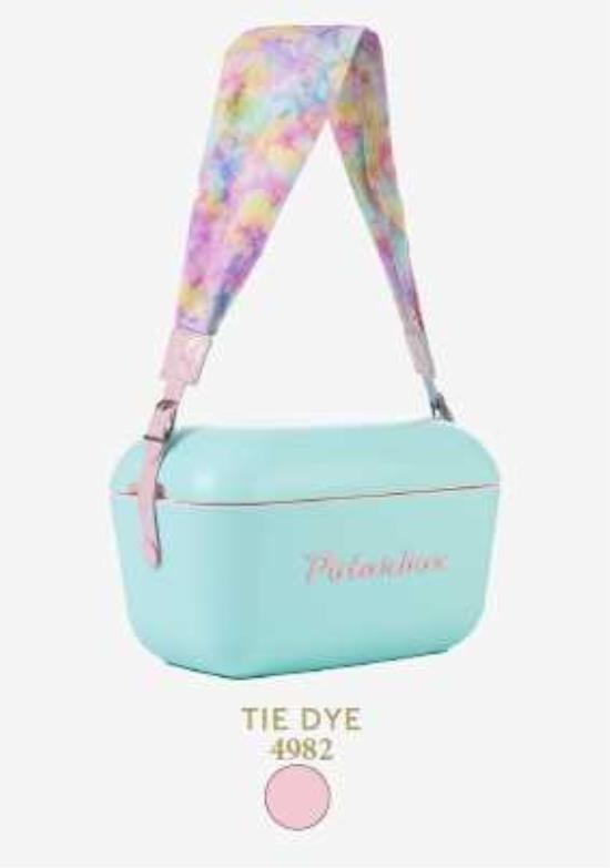 Strap tie die cuir rose